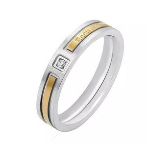 Love endless titanium steel men and women personality fashion couple ring #9